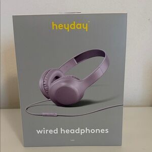 Heyday Lavender Wired Headphones